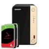 Serveris QNAP TS-264-8G 8TB Seagate IronWolf NAS paketas su 2x 4TB Seagate IronWolf 3,5 colio SATA kietuoju disku
