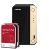 Serveris QNAP TS-264-8G 8TB WD Raudona Plus NAS rinkinys NAS su 2x 4TB WD Raudona Plus 3,5 colio SATA kietuoju disku