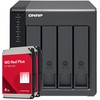QNAP TR-004 8TB WD Raudona Plus NAS-Bundle NAS Erweiterungsgehäuse inkl. 2x 4TB WD Raudona Plus 3.5 col. SATA HDD