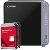 Serveris QNAP TS-432X-4G 24TB WD Raudona Plus NAS-Bundle NAS inkl. 2x 12TB WD Raudona Plus 3.5 col. SATA HDD