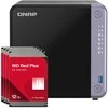 Serveris QNAP TS-432X-4G 48TB WD Raudona Plus NAS rinkinys – NAS su 4 x 12TB WD Raudona Plus 3,5 colio SATA kietaisiais diskais