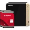 Serveris QNAP TS-464-8G 16TB WD Raudona Pro HDD NAS-Bundle NAS inkl. 4x 4TB WD Raudona Pro HDD 3.5 col. SATA