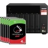 Serveris QNAP TS-673A-8G 72TB „IronWolf“ NAS rinkinys, įskaitant 6 x 12 TB „Seagate IronWolf“ 3,5 colio SATA kietuosius diskus