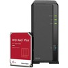 Serveris Synology DS124 6TB WD Raudona Plus NAS-Bundle NAS inkl. 1x 6TB WD Raudona Plus 3.5 col. SATA HDD