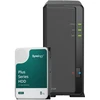 Serveris Synology DS124 8TB Plus HDD NAS-Bundle NAS inkl. 1x 8TB Synology Plus 3.5 col. SATA HDD