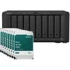 Serveris Synology DS1823xs+ 96TB Plus HDD NAS paketas su 8x 12TB Synology Plus HDD 3,5 colio SATA kietuoju disku