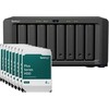 „Synology DS1825+ 32TB Plus HDD NAS“ rinkinys, įskaitant 8 x 4 TB „Synology Plus“ 3,5 colio SATA kietuosius diskus