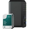 Serveris Synology DS223 12TB Plus HDD NAS-Bundle NAS inkl. 2x 6TB Synology Plus HDD 3.5 col. SATA