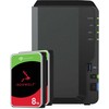 Serveris Synology DS223 16TB IronWolf NAS paketas NAS, įskaitant 2x 8TB IronWolf 3,5 colio SATA kietąjį diską