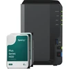 Serveris Synology DS223 8TB Plus HDD NAS rinkinys NAS su 2x 4TB Synology Plus HDD 3,5 colio SATA