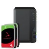 Serveris Synology DS223 8TB Seagate IronWolf NAS paketas NAS su 2x 4TB Seagate IronWolf 3,5 colio SATA kietuoju disku