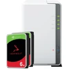 Serveris Synology DS223j 12TB Seagate IronWolf NAS rinkinys NAS, įskaitant 2x 6TB Seagate IronWolf s 3,5 colio SATA kietąjį diską