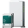 Serveris Synology DS223j 24TB Plus HDD NAS-Bundle NAS inkl. 2x 12TB Synology Plus HDD 3.5 col. SATA