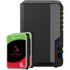 Serveris Synology DS225+ 12TB Seagate IronWolf NAS-Bundle NAS inkl. 2x 6TB Seagate IronWolf 3.5 col. SATA HDD