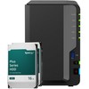 Serveris „Synology DS225+ 32TB Plus HDD NAS“ rinkinys, NAS su 2 x 16 TB „Synology Plus“ 3,5 colio SATA kietaisiais diskais