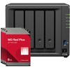 Serveris Synology DS425+ 24TB WD Raudona Plus NAS-Bundle NAS inkl. 4x 6TB WD Raudona Plus 3.5 col. SATA HDD