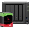 Serveris Synology DS425+ 48TB Seagate IronWolf Pro NAS-Bundle NAS inkl. 4x 12TB Seagate IronWolf Pro 3.5 col. SATA HDD