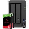 Serveris „Synology DS725+“ 12 TB „Seagate IronWolf“ NAS rinkinys, įskaitant 2 x 6 TB „Seagate IronWolf“ 3,5 colio SATA kietuosius diskus