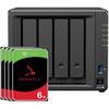 Serveris Synology DS925+ 24TB Seagate IronWolf NAS-Bundle NAS inkl. 4x 6TB Seagate IronWolf 3.5 col. SATA HDD