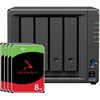 Serveris Synology DS925+ 32TB Seagate IronWolf NAS-Bundle NAS inkl. 4x 8TB Seagate IronWolf 3.5 col. SATA HDD