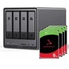 Serveris UGREEN DXP4800 Plus 24TB Seagate IronWolf NAS paketas su 4x 6TB Seagate IronWolf 3,5 colio SATA kietuoju disku