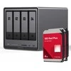 Serveris UGREEN DXP4800 Plus 8TB WD Raudona Plus NAS-Bundle NAS inkl. 2x 4TB WD Raudona Plus 3.5 col. SATA HDD