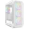 Sharkoon AK5M RGB, Tower tipo korpusas - baltas, grūdintas stiklas