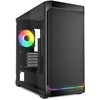 Sharkoon MK4W RGB Strip, Tower-case - juodas, Tempered Glass