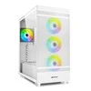 Sharkoon Rebel C50 RGB, Tower-case - baltas, Gehrtetes Glas