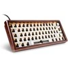 Sharkoon SKILLER SGK50 S4 Gen2 Wood PBT, Gaming-klaviatūra - holz/juodas, DE-išdėstymas, Gateron G Pro 3.0 Geltona