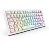 Sharkoon SGK55W Klaviatūra žaidimams kabellose Klaviatūra žaidimams im 75%-išdėstymas mit PBT-Tastenkappen, baltas