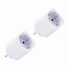 Shelly Plug M Gen3 baltas 2-pack - kleiner smarter Stecker mit WLAN und Bluetooth-Konnektivität und Leistungsmessung