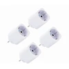Shelly Plug M Gen3 - 4 vnt. išmanių Wi-Fi Matter kištukinių lizdų su galios matavimu (baltas)