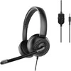 „Speedlink Metis“ stereo ausinės, 3,5 mm lizdas su Y formos adapteriu, juodos