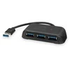 Speedlink SNAPPY EVO USB Hub , 4-Port, USB 3.0, USB 3.1 Gen 1 USB 3.2 Gen 1 (5 Gbit-s), Passive, Juodas