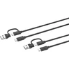 Speedlink - STREAM Play &amp; Charge USB-C/A to USB-C Cable Set, juodas