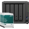 Serveris „Synology DS925+ 48TB Plus“ HDD NAS rinkinys, NAS su priedais. 4 x 12 TB „Synology Plus“ 3,5 colio SATA kietieji diskai