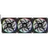 120 mm „Thermaltake TS120 EX RGB“ 3 vnt. ventiliatorių, juodų