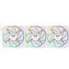 120mm Thermaltake TS120 EX RGB Baltas 3Pack Fan Baltas