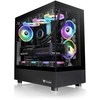 Thermaltake View 270 grūdintas stiklas, stiklinė pusė, ventiliatorius ct140 - juodas
