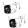 TP-Link Tapo C310P2 WiFi stebėjimo kamerų rinkinys 2K (2304x1296), 3MP, IP66 atsparus oro sąlygoms, 30 m naktinis matymas, dvipusis garsas