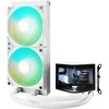 TRYX PANORAMA ARGB 240 All-in-One Liquid Cooling, 3D-AMOLED Ekranas – 240mm, baltos spalvos