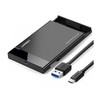 2.5 "išorinis HDD / SSD gaubto UGREEN US221, SATA 3.0 USB-C 50cm