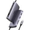 Adapteris UGREEN 7w1 CM212 USB-C PD Hub 100W, 2x USB-A 3.0, HDMI 4K/30Hz, SD/TF, RJ45