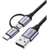 UGREEN Type-C/MicroUSB kabelis QC 3.0 1m