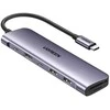 Adapteris HUB UGREEN CM195 USB-C prie HDMI, 2x USB-A 3.0, SD/TF, PD