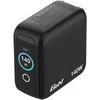 Verbatim Mini GaN Charger 140W with Ekranas, 3× USB-C PD, 1× USB-A QC 3.0, Juodas
