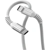 „Verbatim“ magnetinis sinchronizavimo ir įkrovimo laidas USB-C į USB-C, 100 W, 120 cm, pilkas