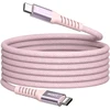 Verbatim Magnetic Sync &amp; Charge Cable USB-C to USB-C 100W 120 cm Rožinė