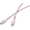 „Verbatim“ magnetinis sinchronizavimo ir įkrovimo laidas USB-C į USB-C, 60 W, 120 cm, Rožinė